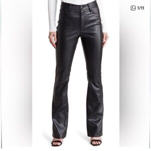 Joe's Jeans Faux Leather High Waist Bootcut Pants 28